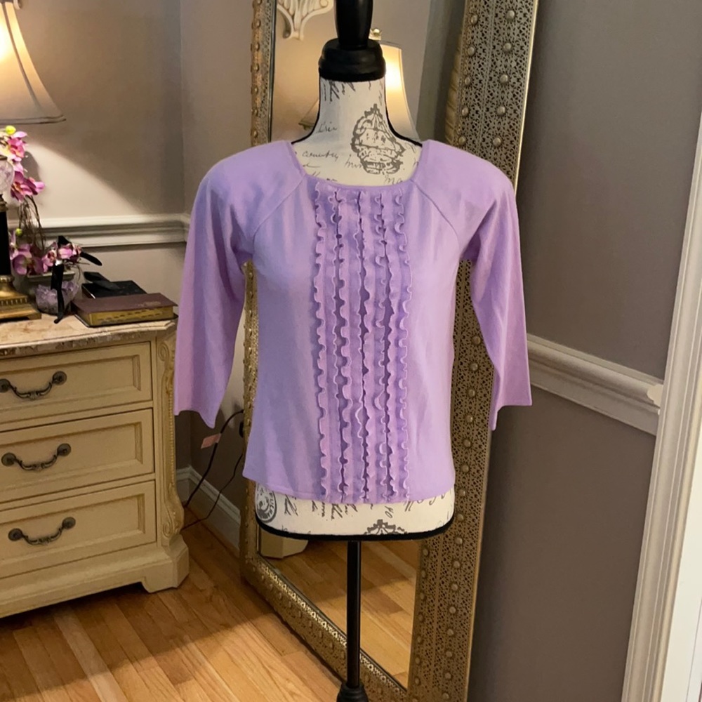 Escada sweater top purple size 40